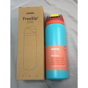 Owala FreeSip 32oz Insulated Stainless Steel Water Bottle Watermelon Breeze NEW